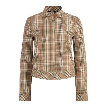 ABOUT YOU ABOUT YOU REBIRTH STUDIOS Tussenjas Janet Jacket beige / sand / kersrood