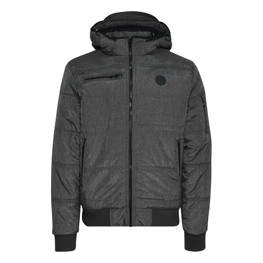 Blend BLEND Winterjas Boris grijs / zwart -