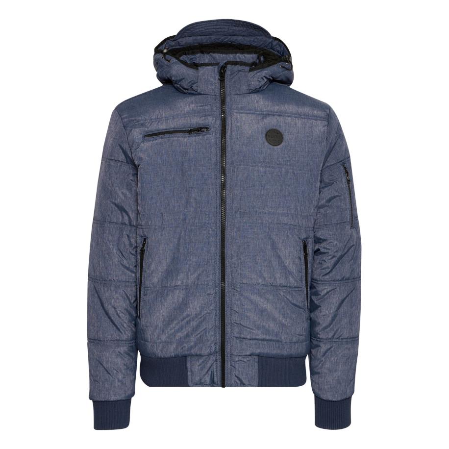 Blend BLEND Winterjas Boris donkerblauw / zwart -