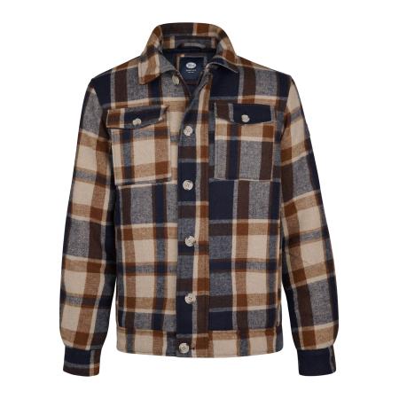 Petrol Industries Petrol Industries Tussenjas Minnesota beige / donkerblauw / bruin