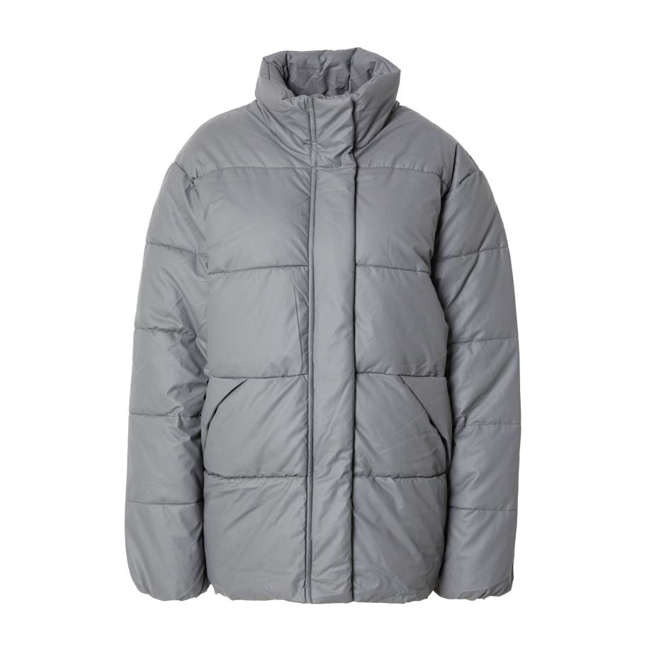 Pieces PIECES Winterjas PCNOELI donkergrijs -