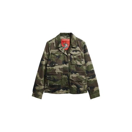 Superdry Tussenjas Military M65 groen / gemengde kleuren