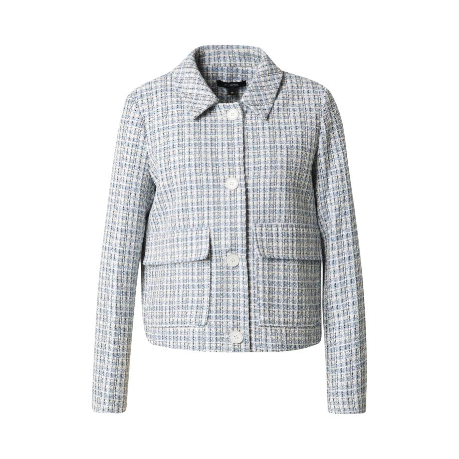 Comma COMMA Tussenjas royal blue/koningsblauw / lichtblauw / wit -