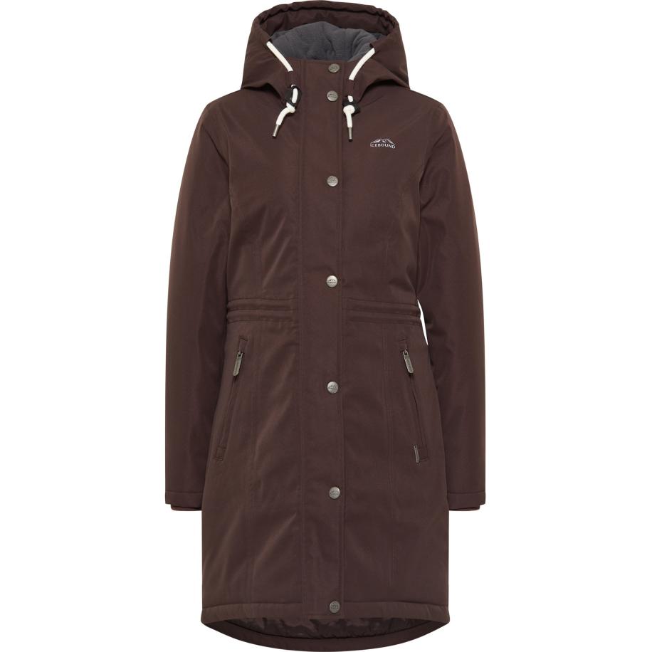 ICEBOUND ICEBOUND Functionele jas chocoladebruin / lichtgrijs -