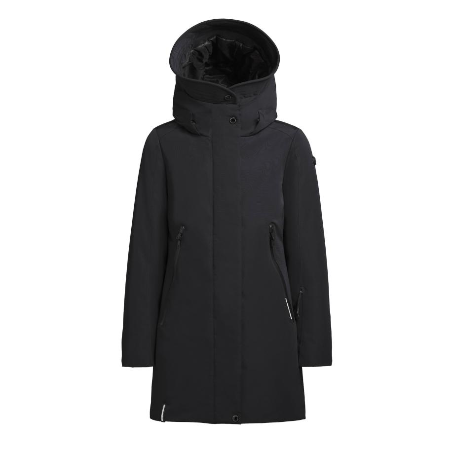 Khujo khujo Winterjas Viona zwart -