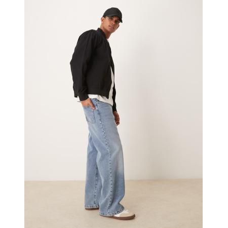 New Look - Bomberjack van keperstof in zwart