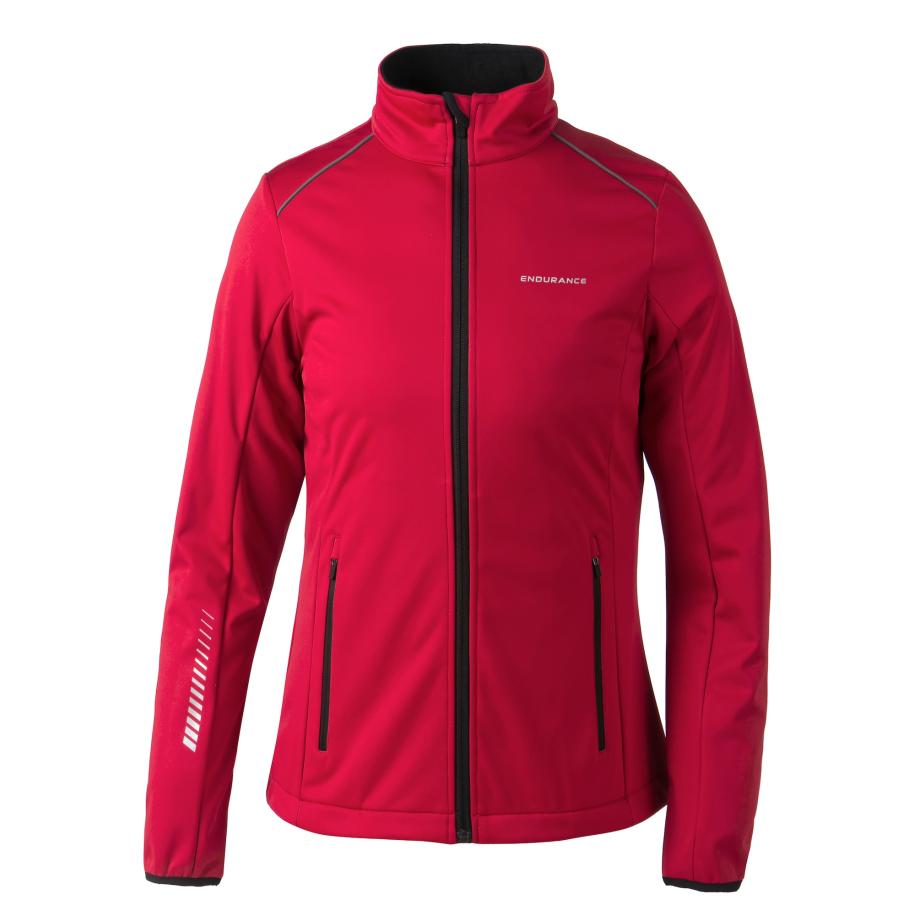 ENDURANCE ENDURANCE Outdoorjas Zora rood / zwart -