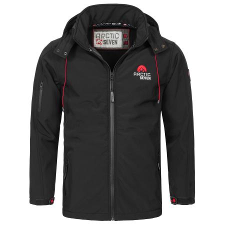 Arctic Seven Arctic Seven Functionele jas rood / zwart / wit