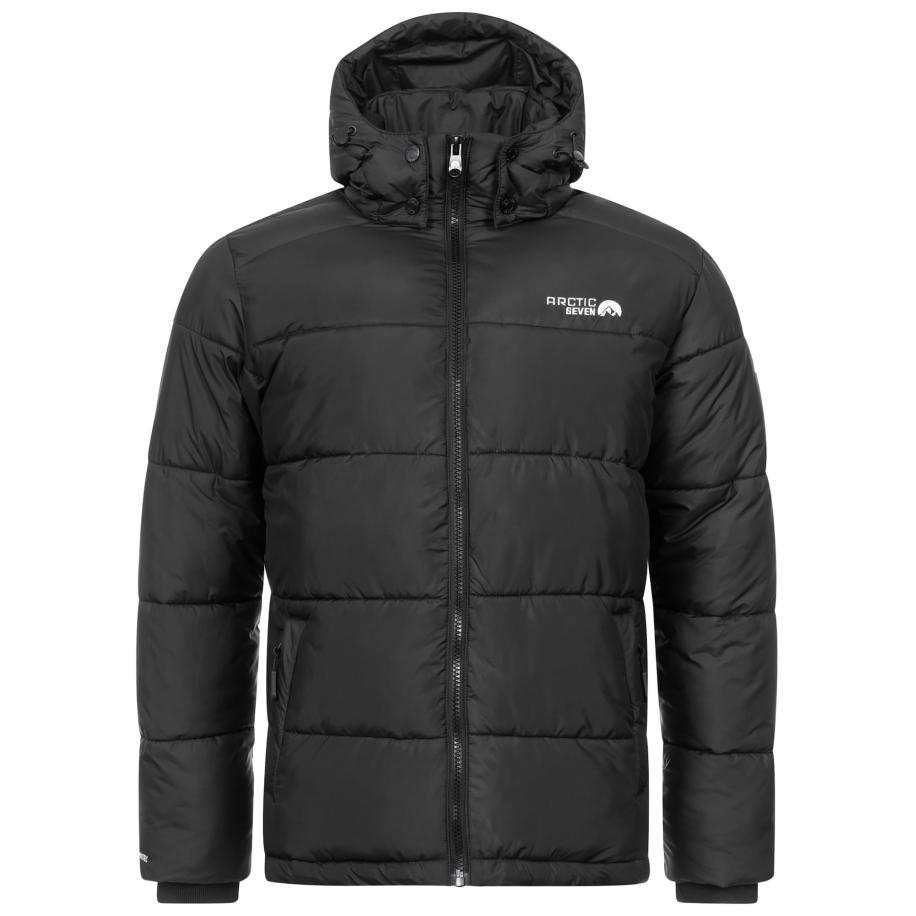 Arctic Seven Arctic Seven Outdoorjas zwart / wit -