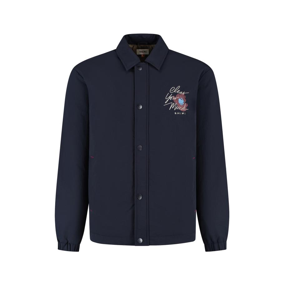 Shiwi Shiwi Tussenjas marine / groen / rosa / wijnrood -