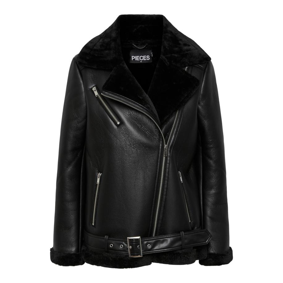 Pieces PIECES Tussenjas Nora zwart -