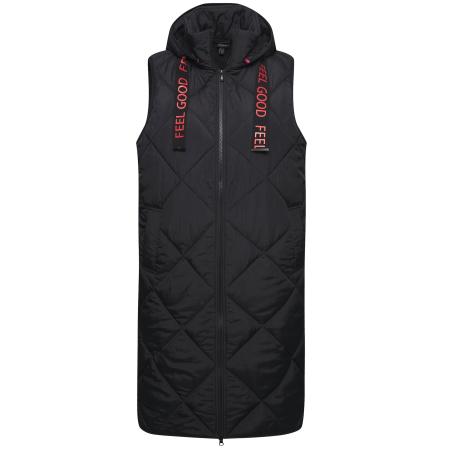 Ulla Popken Ulla Popken Bodywarmer rood / zwart