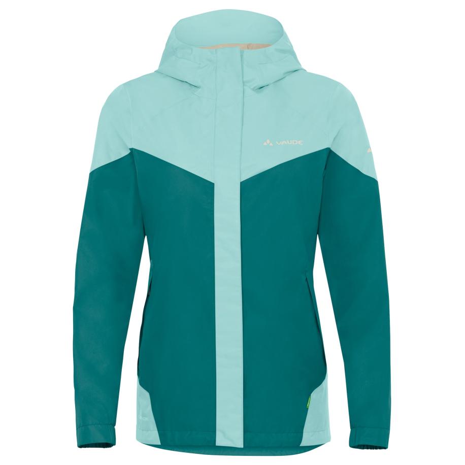 Vaude VAUDE Outdoorjas Strona turquoise / smaragd / wit -