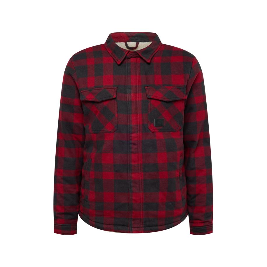 Vintage Industries Vintage Industries Tussenjas Craft rood / zwart -