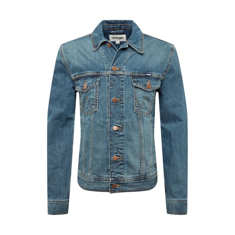 Wrangler WRANGLER Tussenjas CLASSIC JACKET blauw denim -