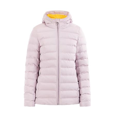 MYMO MYMO Winterjas safraan / poederroze