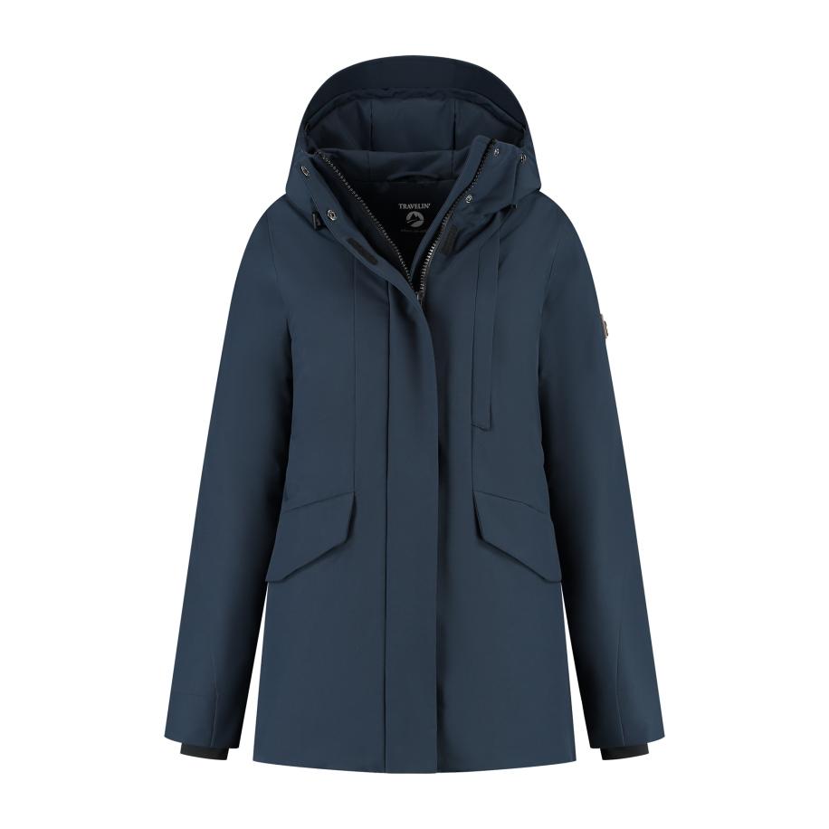 Travelin Travelin Winterjas Lisbet navy -