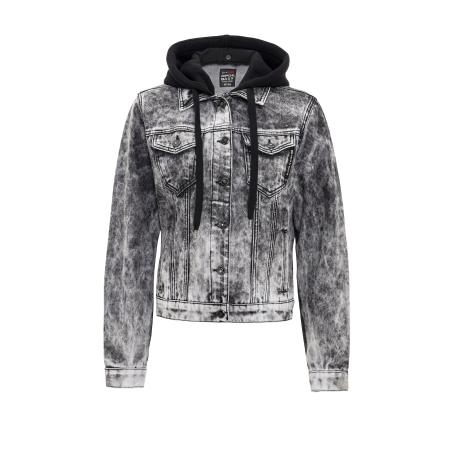 Cipo & Baxx CIPO & BAXX Tussenjas zwart / zwart gemêleerd