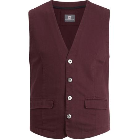 jan vanderstorm Jan Vanderstorm Bodywarmer Torell bordeaux / donkerrood