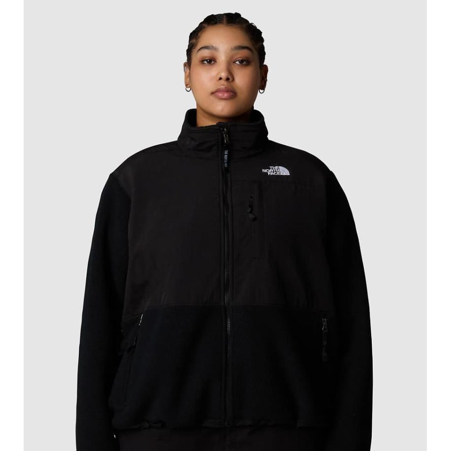 The North Face Plus Denali Retro jack in zwart Zwart