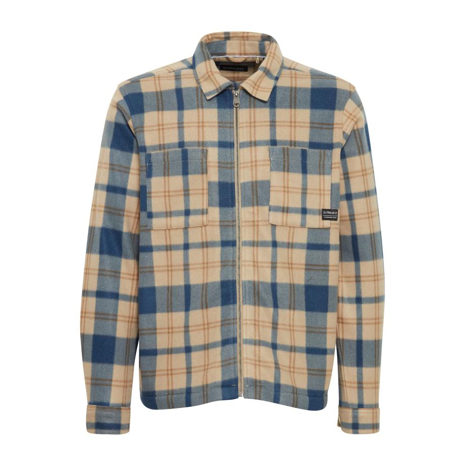 11 Project 11 Project Tussenjas Charlie beige / blauw / bruin -