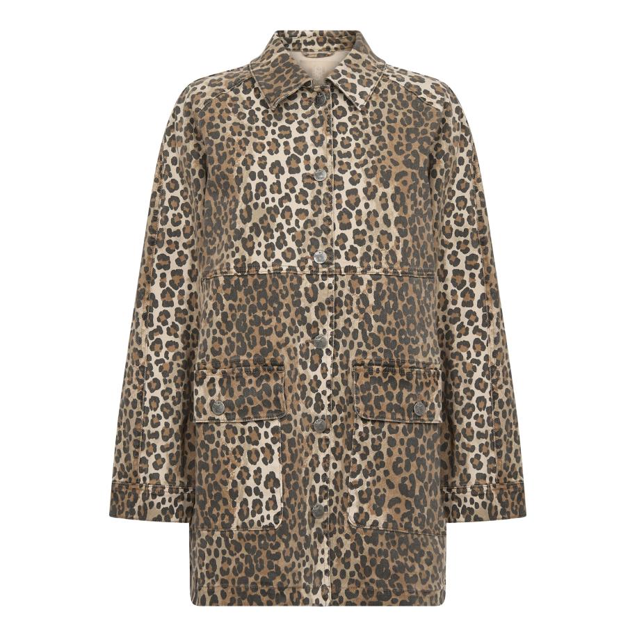 Culture CULTURE Tussenjas CUaliena beige / bruin / brokaat / zwart -