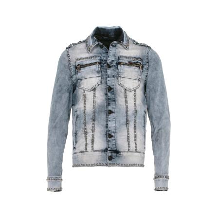Cipo & Baxx CIPO & BAXX Tussenjas CAIN blauw denim