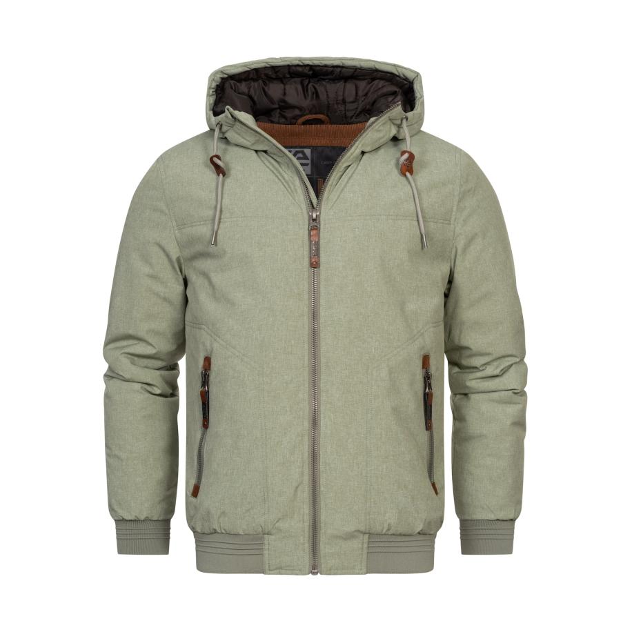 INDICODE JEANS INDICODE JEANS Tussenjas bruin / grijs / groen / zilver -