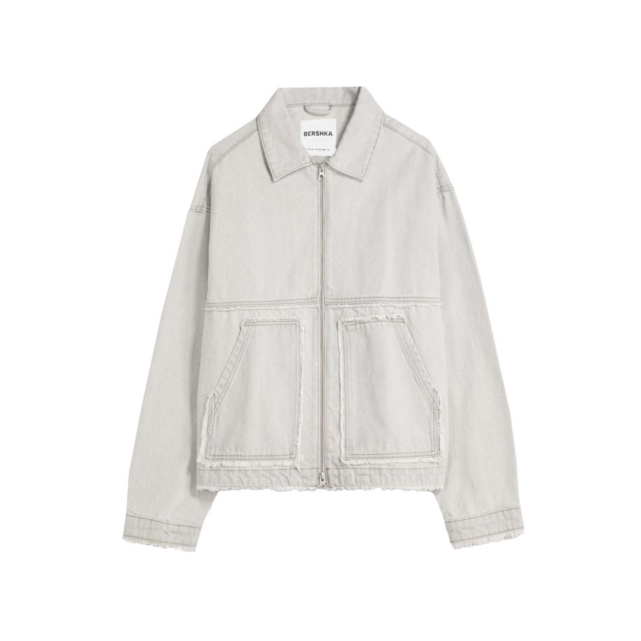 Bershka Bershka Tussenjas lichtgrijs -