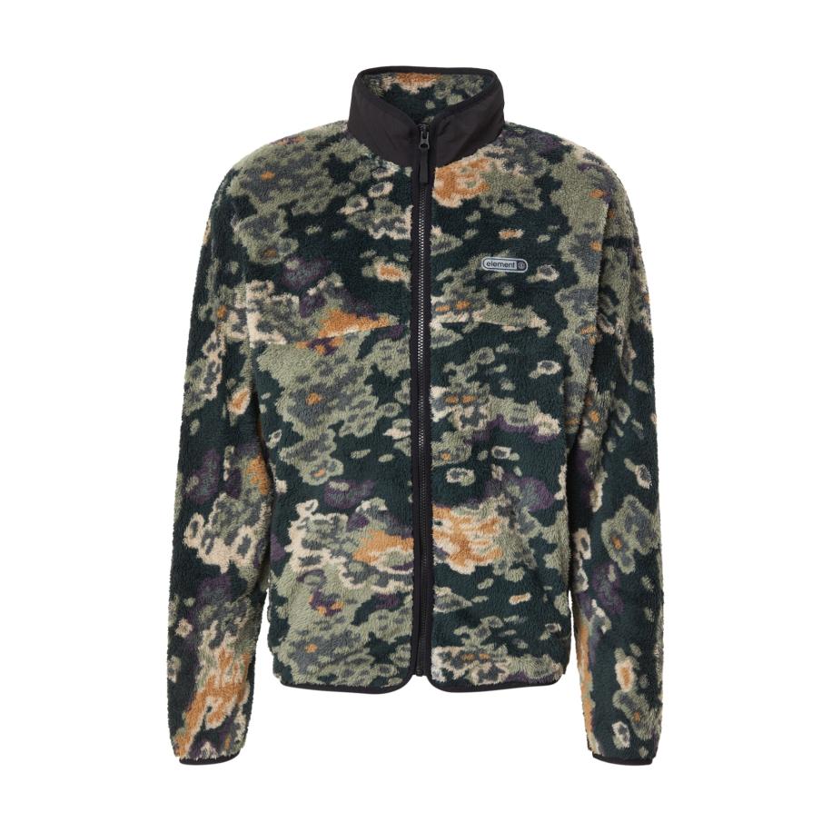 Element ELEMENT Fleece jas CLASSIC beige / groen / donkergroen / aubergine -
