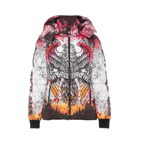 Cipo & Baxx CIPO & BAXX Winterjas oranje / rood / zwart / wit