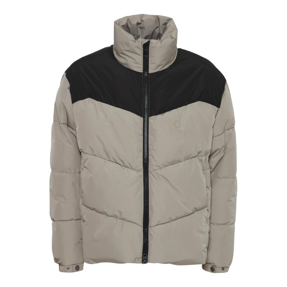 Solid !Solid Winterjas Moritz grijs / zwart -