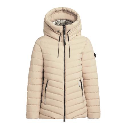 Khujo khujo Winterjas Pace beige / zwart