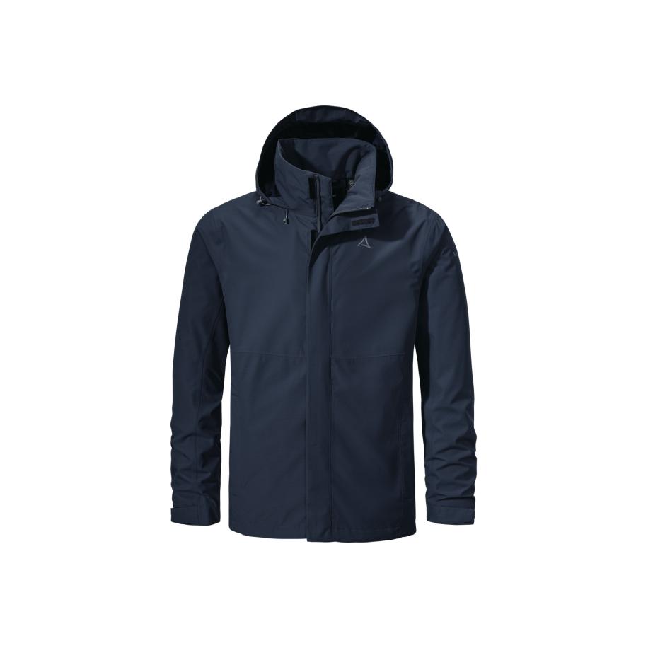 Schöffel Schöffel Outdoorjas navy / grijs -