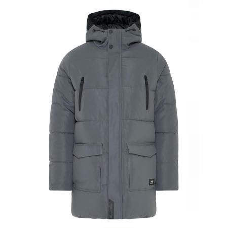 Solid !Solid Winterjas Miumo donkergrijs