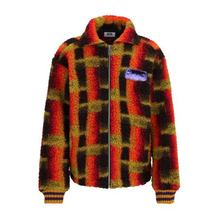 GCDS Tussenjas groen / lichtlila / oranje / zwart