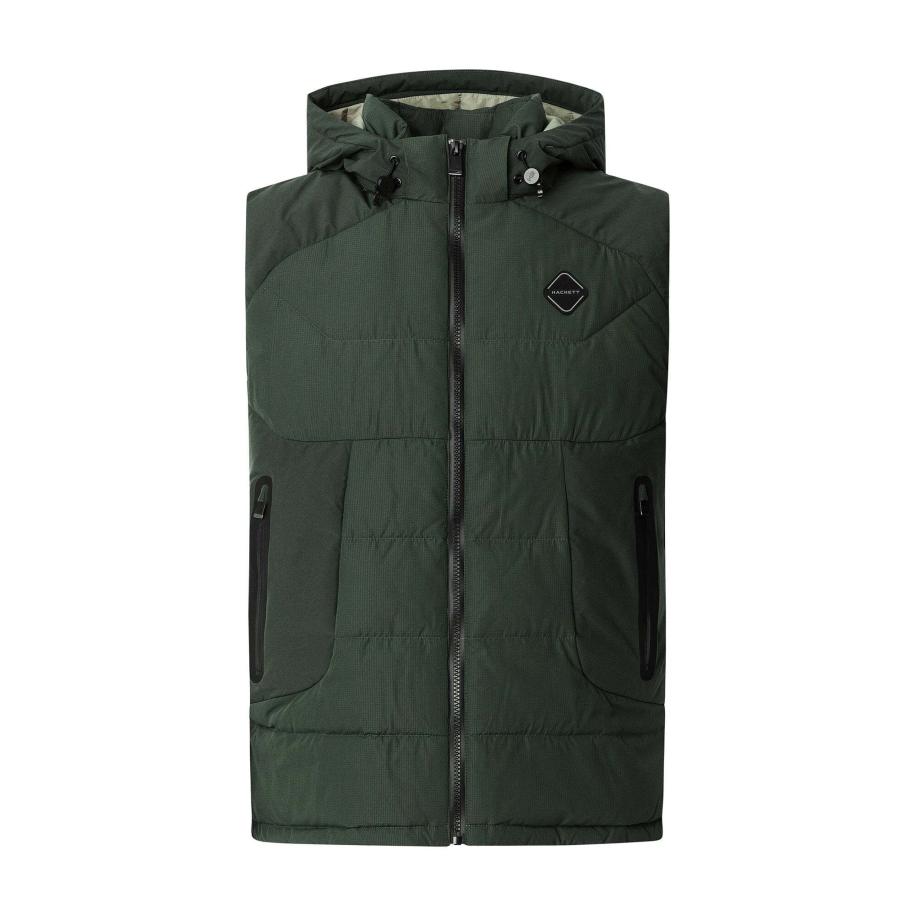 Hackett London Hackett London Bodywarmer donkergroen -