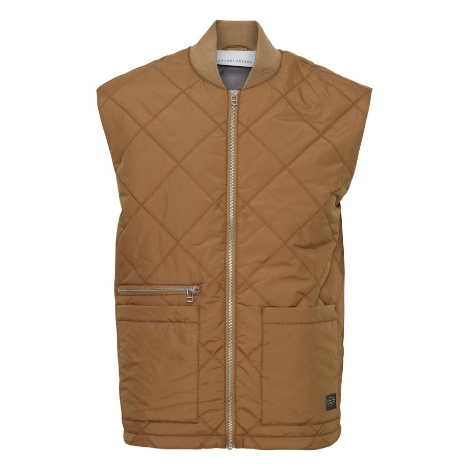 Casual Friday Casual Friday Bodywarmer bruin / lichtbruin -