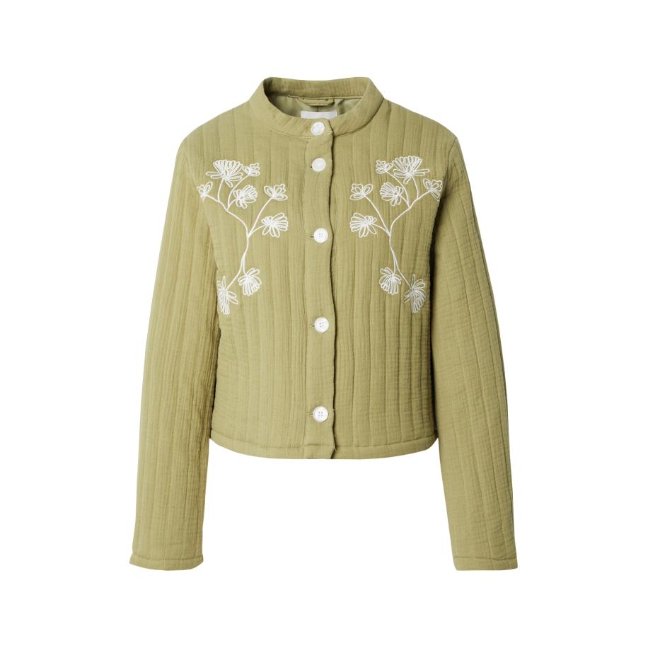 Only ONLY Tussenjas ONLAURA pastelgroen / wit -