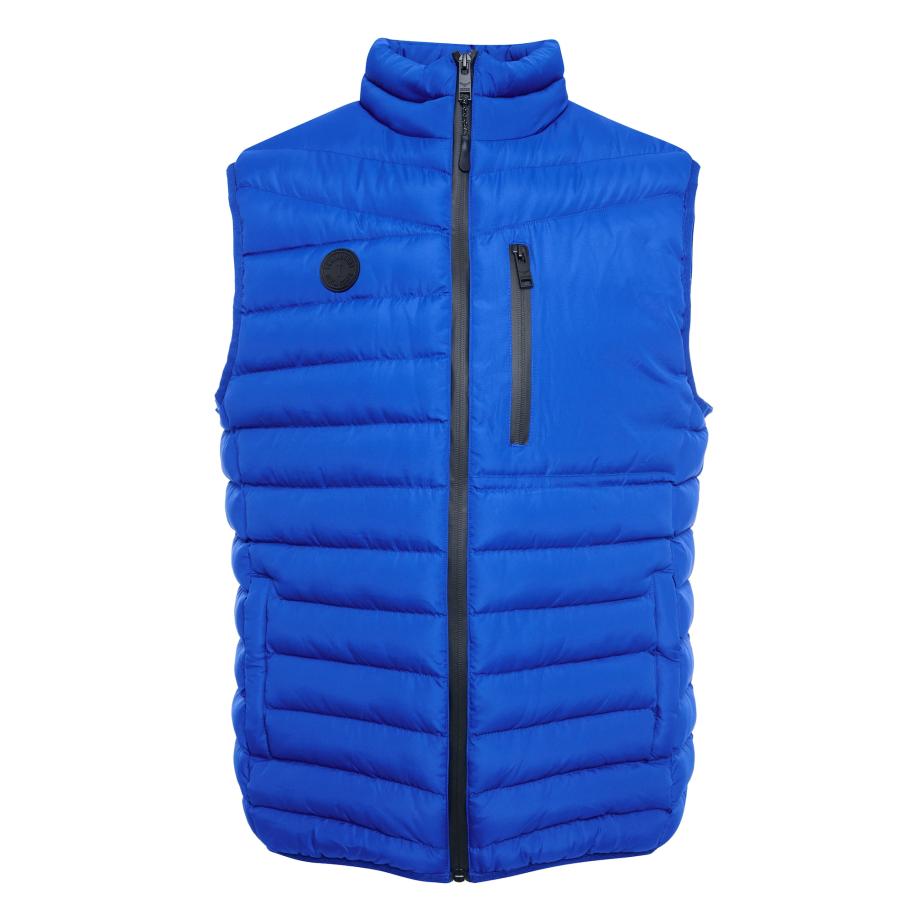 Threadbare Threadbare Bodywarmer Hunnigan royal blue/koningsblauw -