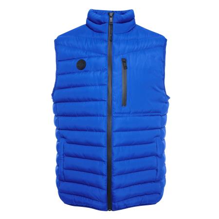 Threadbare Threadbare Bodywarmer Hunnigan royal blue/koningsblauw