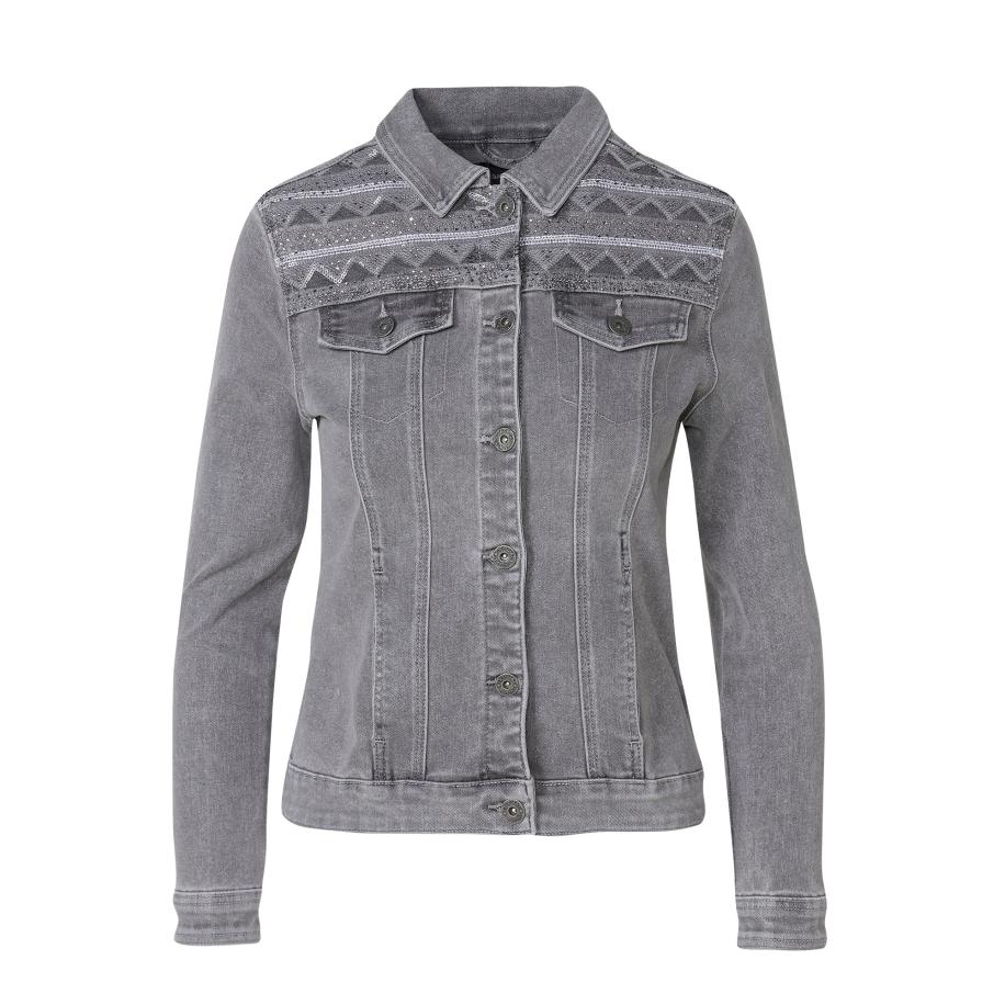 KOROSHI KOROSHI Tussenjas grey denim -