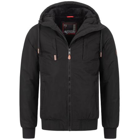 Alessandro Salvarini Alessandro Salvarini Winterjas zwart