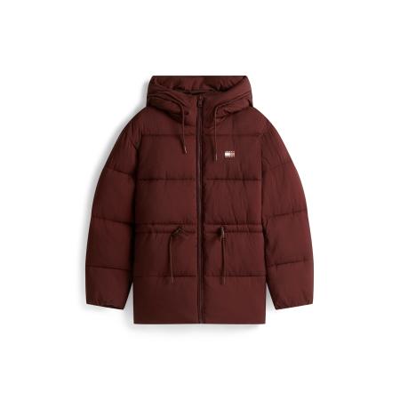 Tommy Jeans Tommy Jeans Winterjas roestbruin / rood / wit