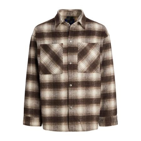 Jack & Jones JACK & JONES Tussenjas JORBane crème / donkerbruin