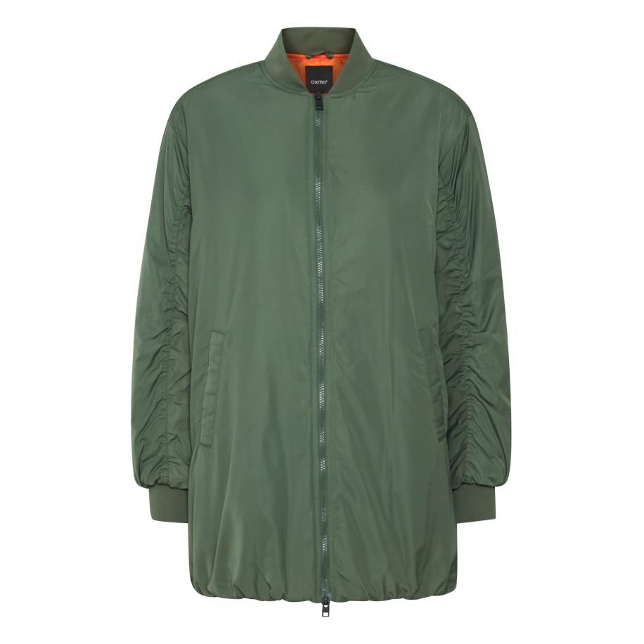 Oxmo Oxmo Tussenjas Camille donkergroen Grijs