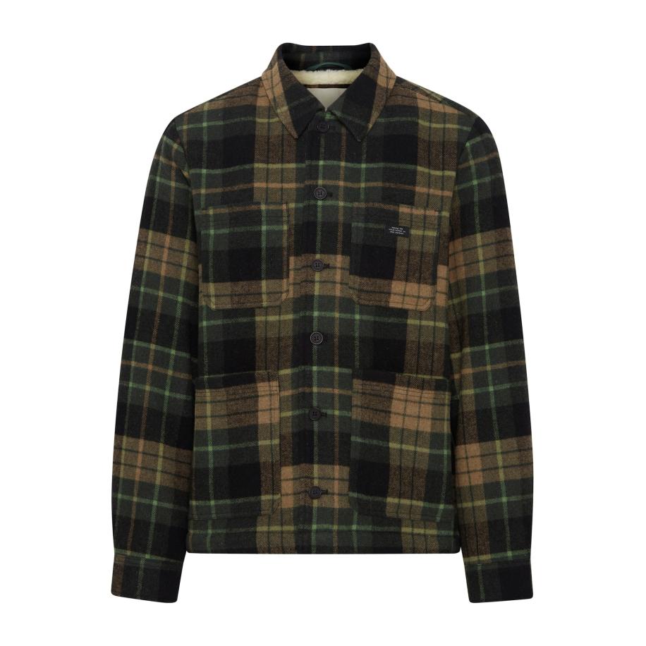 Blend BLEND Tussenjas bruin / donkergroen -