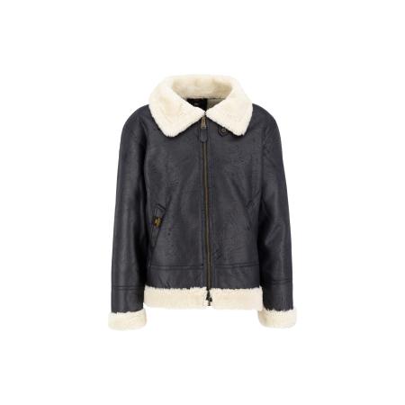 Alpha Industries ALPHA INDUSTRIES Winterjas B3 FL zwart