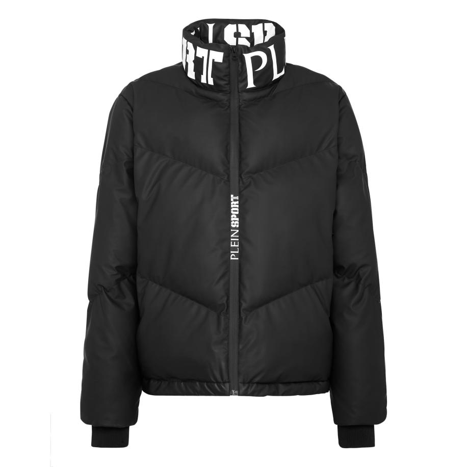 Plein Sport Plein Sport Winterjas Tiger zwart / wit -
