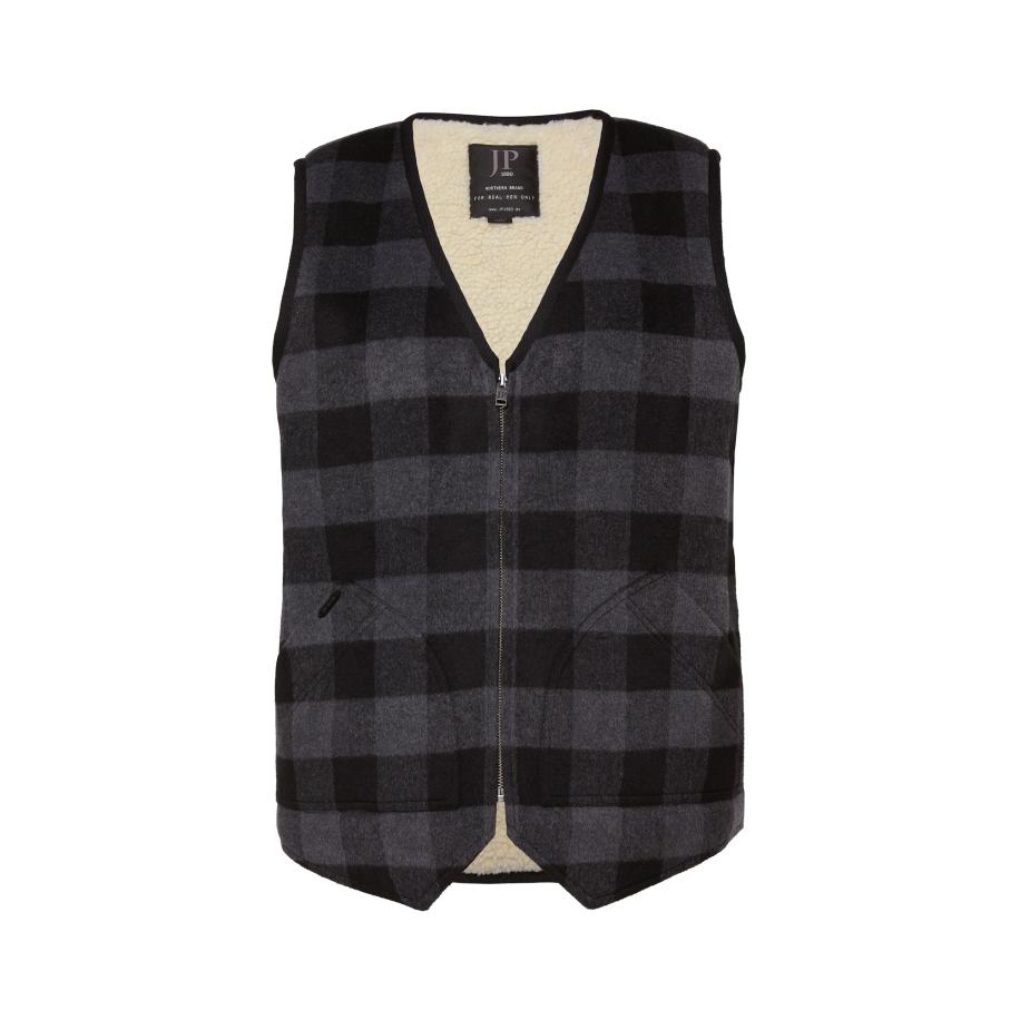 JP1880 JP1880 Bodywarmer grijs / zwart -